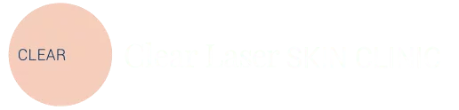 Clear Laser Skin Logo White