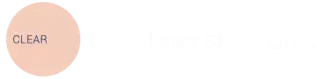 Clear Laser Skin Logo White